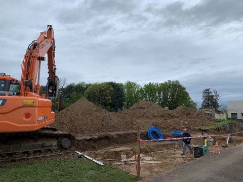 Viabilisation de terrain pour lotissement - BV Aménagement à Saint-Cyr-au-Mont-d’Or 